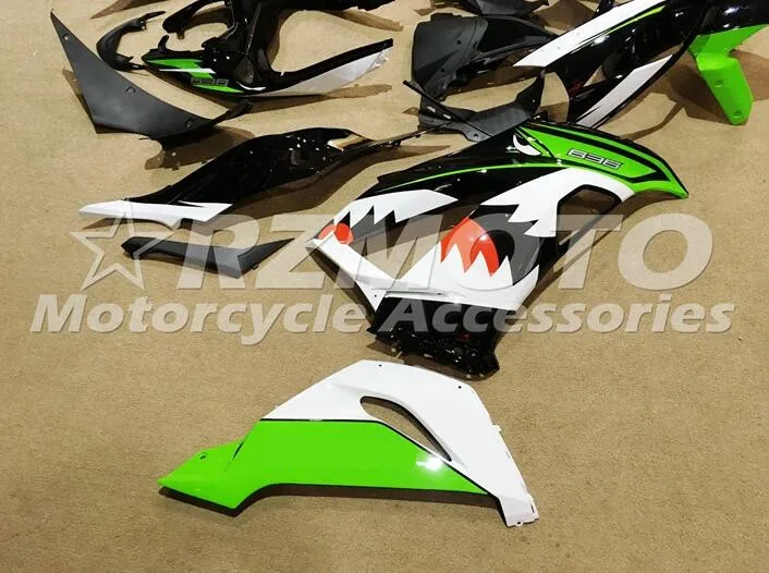 ABS Полный комплект обтекателя подходит для Kawasaki ZX6R 2013 Обтекатели ZX-6R ниндзя 636 599 акула