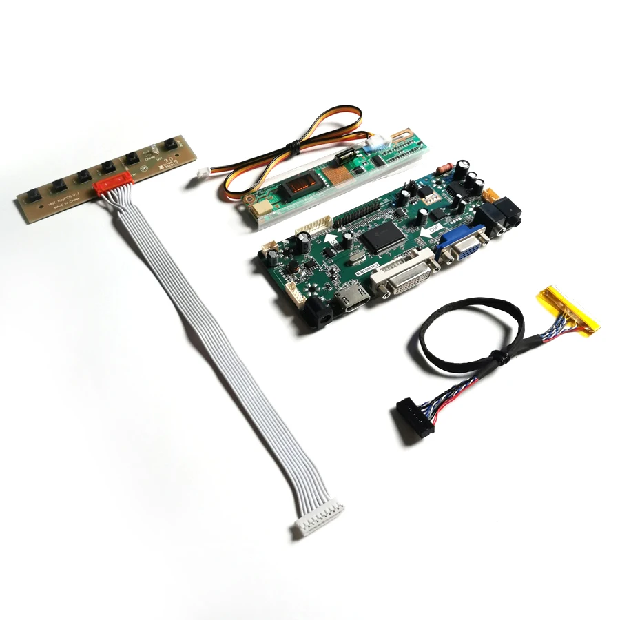 Для LP150X09-B3/B5 LVDS 30Pin CCFL M. NT68676 дисплей Контроллер привод карты VGA HDMI DVI 1024*768 1" ЖК-монитор панель DIY kit