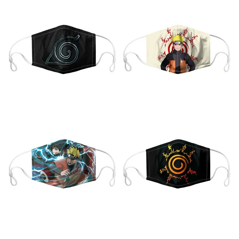 Аниме Hokage Kakashi Konoha Sharinga Косплей Маска Uchiha Sasuke для детей и взрослых моющаяся маска