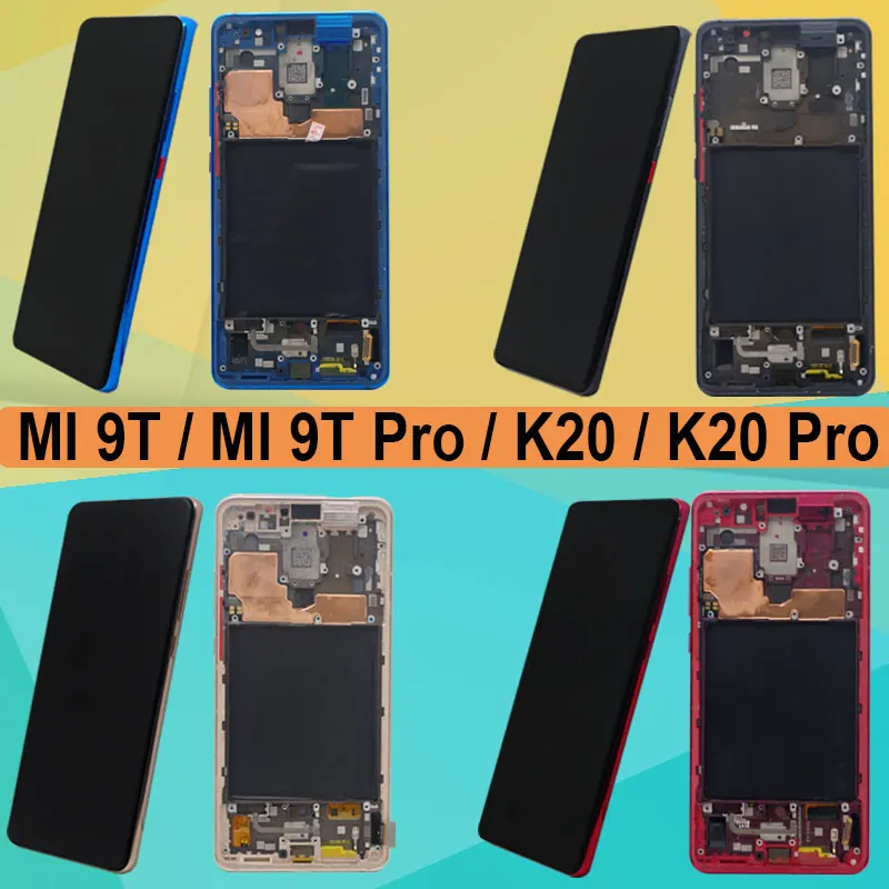 ЖК-дисплей Amoled 6 39 дюйма для Redmi K20 Pro Mi 9T сенсорный экран дигитайзер запчасти Xiaomi MI