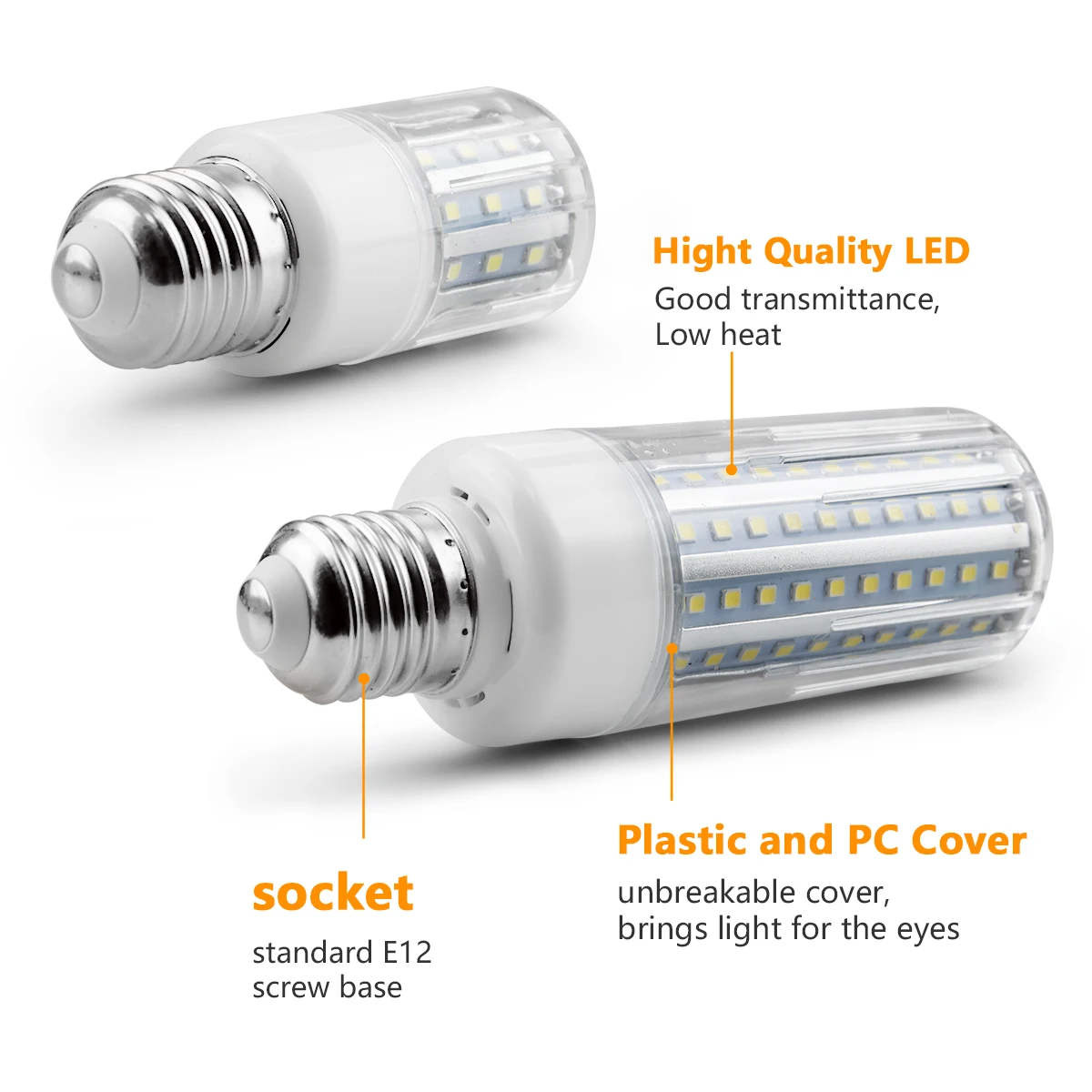 Супер яркий светодиодный светильник Bulb15W 85-265V E27 Mogul Базовый адаптер