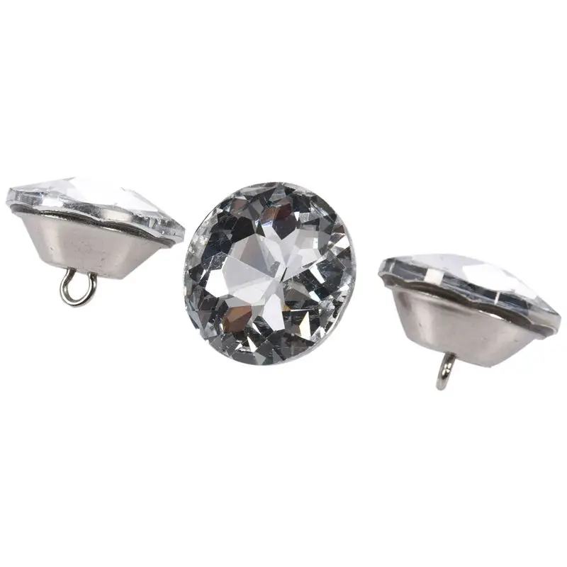 50 шт. Стразы со стразами круглые пуговицы обивка изголовья диван ткань | Дом и сад