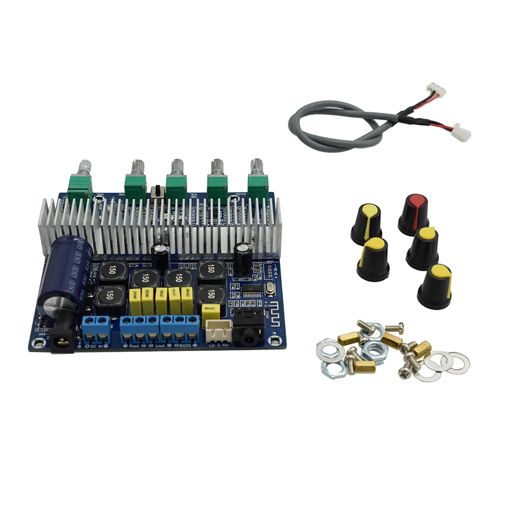 TPA3116D2 DC Bluetooth 4,2 сабвуфер аудио усилитель 2,1 канальный мощность 2*50 Вт+ 100 Вт бас TPA3116 усилители доска H2-001