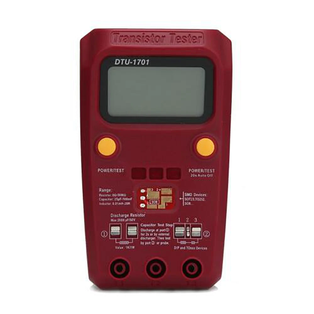 Цифровой транзистор тестер SMD диодные компоненты триодный резистор конденсатор индуктор ESR метр мультиметр