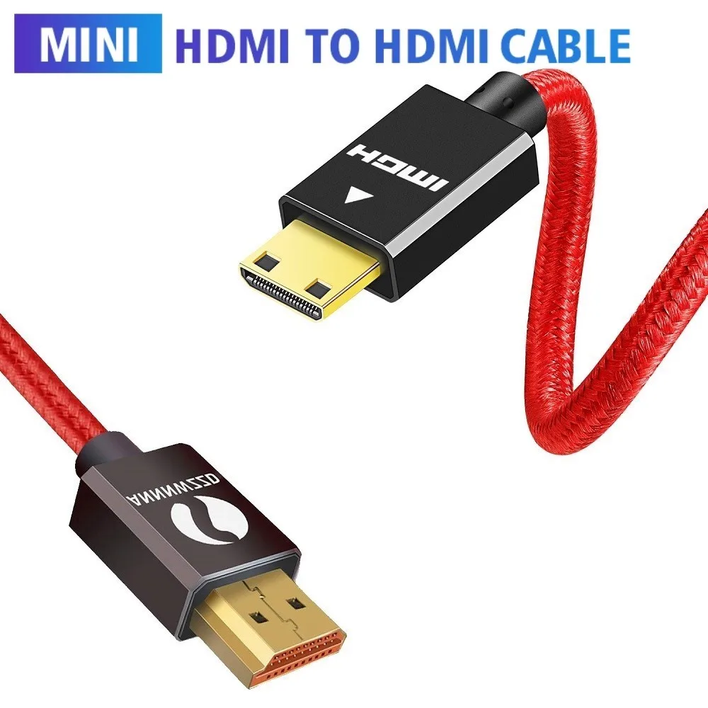 Высокоскоростной мини HDMI кабель 4K 3D 1080P 1 м 2 3 5 м|Кабели HDMI| |