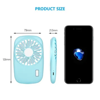 

Ultra-quiet Ultra-thin A8 Luminous Game Console Handheld ABS Fan Dual Mode 800 Times Battery Life Desktop Camera USB Mini Fan