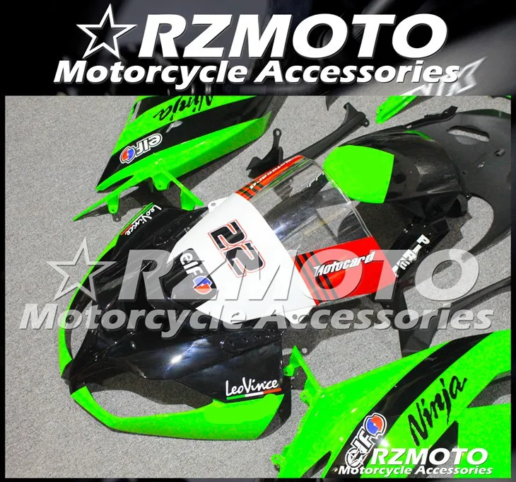 Мотоциклетный обтекатель abs Подходит для Kawasaki ZX6R 636 599 ZX-6R 2009 2010 2011 2012 корпусные детали пресс-форм Магазин № 0310