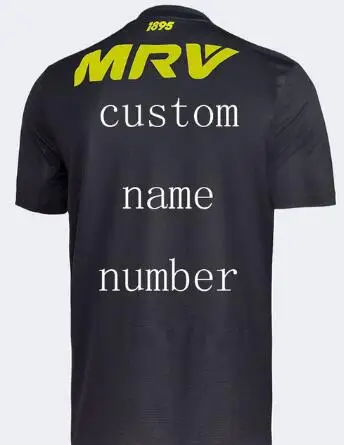 Camisa, 3 Fla, мужские футболки, Джерси, Fla, для мужчин, go RJ, Third out, Zico, Бразилия, Габриэль, габиголь, Герсон, Рибейро, Рио-де-Жанейро - Цвет: Черный