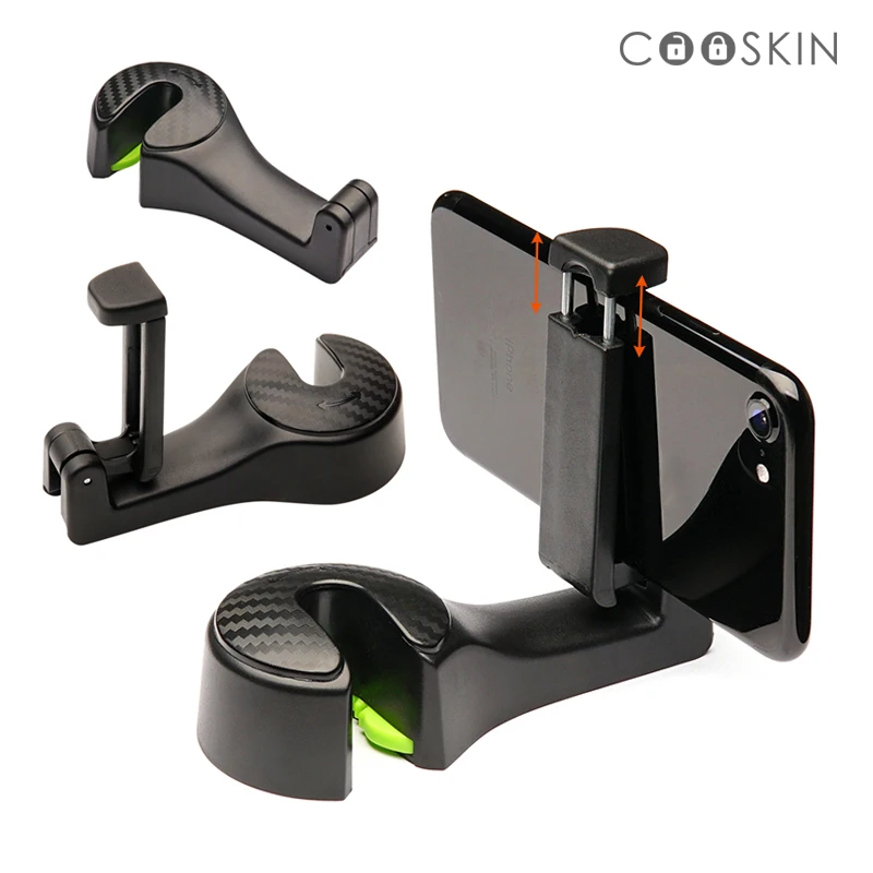 

Car rear seat mobile phone bracket multi-purpose debris rack multi-function hook For iPhone XS MAX Xiaomi Huawei GPS Car Holder
