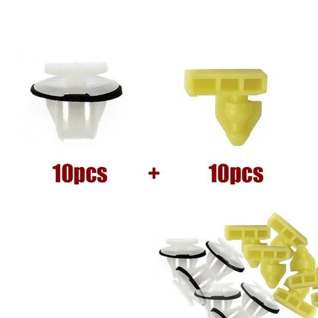 Lot De 20 Clips En Plastique Pour Étagère De Colis, Attache D'extrémité De  Type Précoce Pour Nissan Juke - Auto Attaches Et Clip - AliExpress