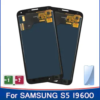 

2PCS S5 LCD For S5 SM-G900 SM-G900F G900 I9600 LCD Touch Screen Sensor Panel High Quality TFT 100% New Replacement