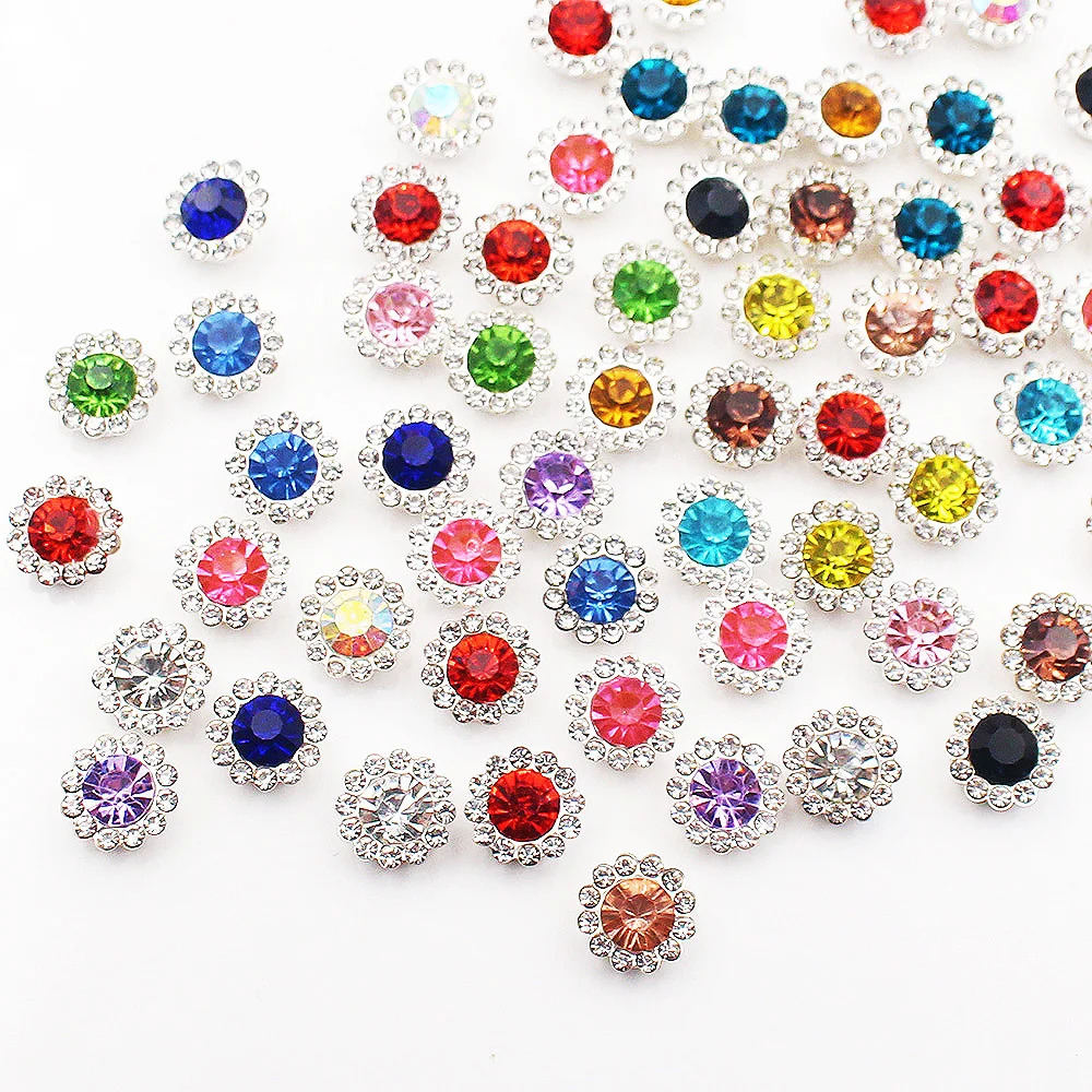 Sunflower Sewing Claw Rhinestone Embellishments