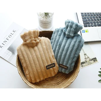 

Hot Water Bottle Bag Cover Coral Fleece Cloth 1000ml Keep Warm Soft Home Relaxing Drop Shipping