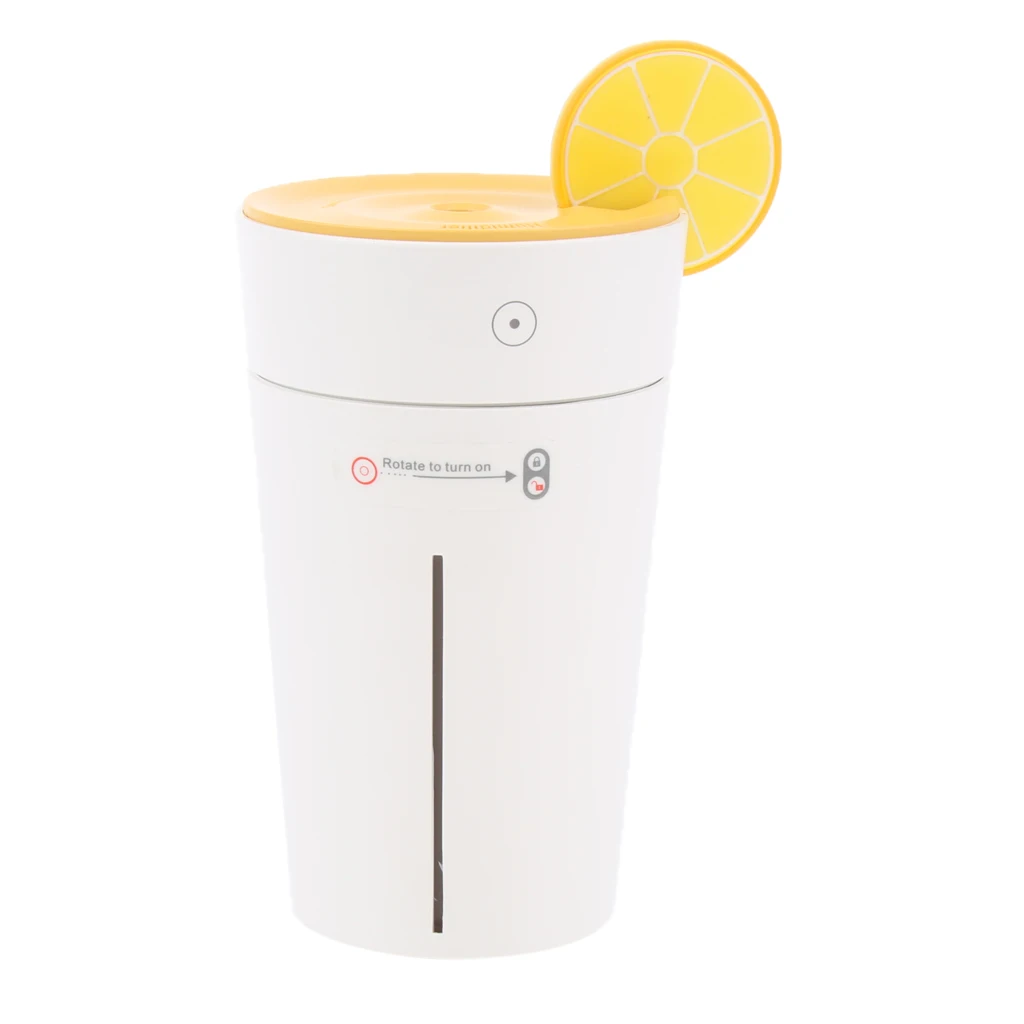 Lemon Cup Shape Mini Portable USB Cool Mist Air Humidifier Diffuser Suit for Home Car Office Room Single Room