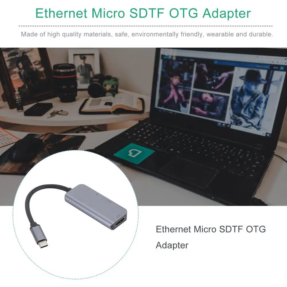 3 in 1 HUB Tpye-C to Micro USB 3.0 2.0 HDMI Thunderbolt Splitter Adapter Compatible for MacBook Pro For Samsung