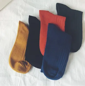 

Ani-B8 Autumn winter warm cotton socks fashion women tube socks solid color