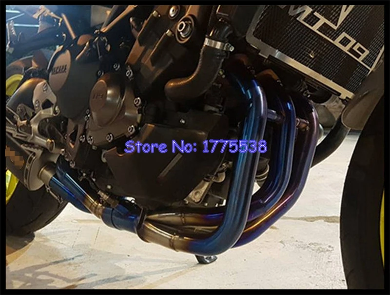 MT09 FZ09 2014-2020 Motorcycle Exhaust Muffler Full System Escape Muffler for Yamaha MT-09 FZ-09 2014-2020 XSR900 2016-2021 Moto - Image 6