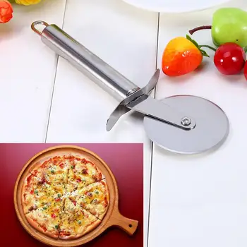 

Stainless Steel Pizza Round Knife Pizza Cutting Roller Baking Tool