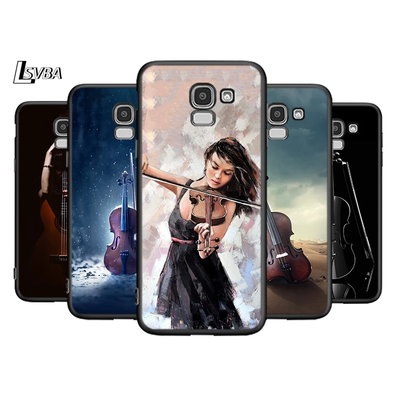 Элегантная скрипка Love для Samsung Galaxy J8 J7 Duo J6 J5 Prime J4 Plus J3 J2 Core 2018 2017 2016 чехол телефона |
