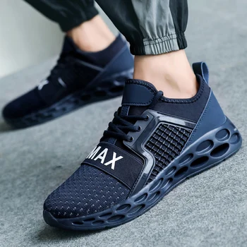

damyuan Running Shoes Breathable Sports Shoes Jogging Shoes Large Size Comfortable Sports Men's Shoes Casual Shoes Men Black