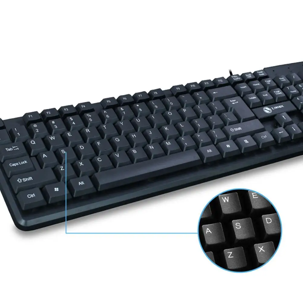 BEESCLOVER T13 общая Проводная клавиатура мышь набор USB Настольный Ноутбук Офисная Клавиатура набор клавиатура и мышь с USB Проводная d29