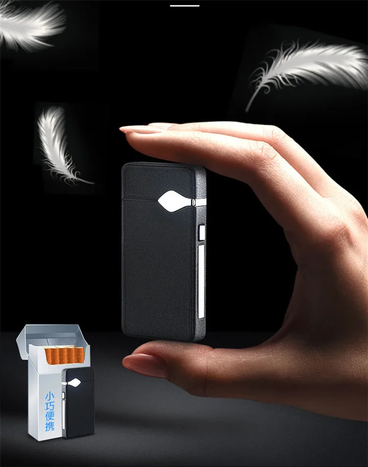 Ветрозащитная электронная USB Зажигалка, сигарета, перезаряжаемый Электрический Импульсный фонарь, зажигалки, плазменная двойная дуговая зажигалка, гаджеты для мужчин