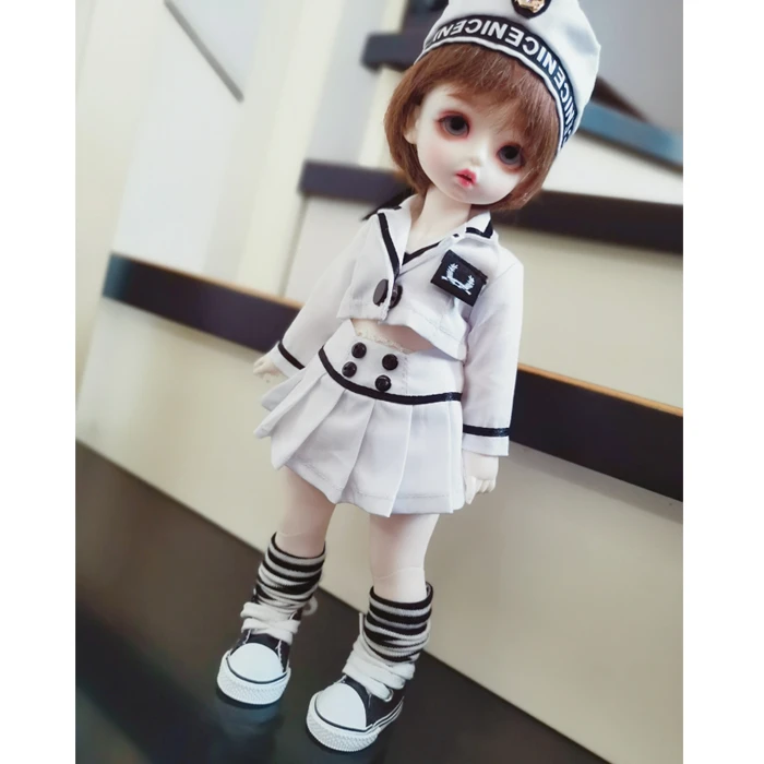 1/3 1/4 BJD Одежда для кукол школьная форма морская костюм для 1/3 1/4 1/6 bjd куклы