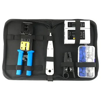 

Through-hole Pliers Set Kit Network Cable Clamp Combination Tool Network Comprehensive Wiring Tool Set
