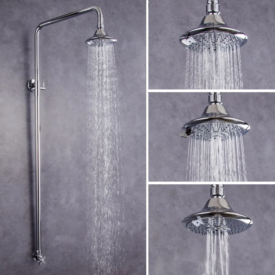 

Surface Mounted Single Cold Shower Head Set Public Bath Lift Simplicity Shower Set Special Section LM1019