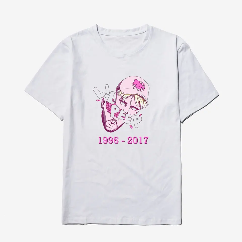 4 Lil Peep модные Забавные футболки мужские футболки повседневные крутые хипстерские брендовые Harajuku Homme Футболки мужские футболки без принта - Цвет: 4