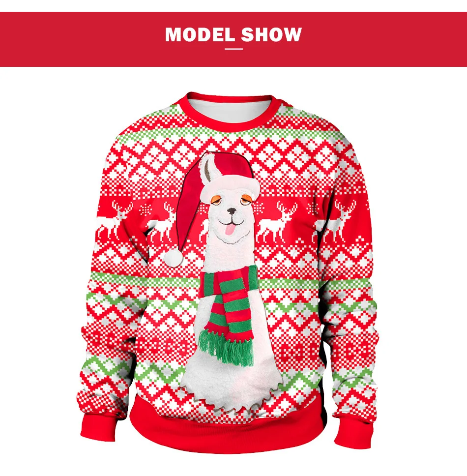 Women Christmas Casual Sweatshirt O-Neck Long Sleeve Christmas Print Sweatshirt Loose Pullover Christmas Party Sweatshirt 60H075