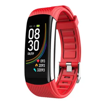 

2020 New Body Temperature Smart Bracelet Watch IP67 Waterproof Heart Rate Monitor Smartband Wristband Fitness Health Tracker