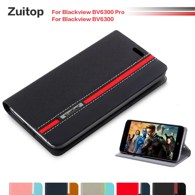 

Чехол-книжка для Blackview BV6300 Pro, из искусственной кожи