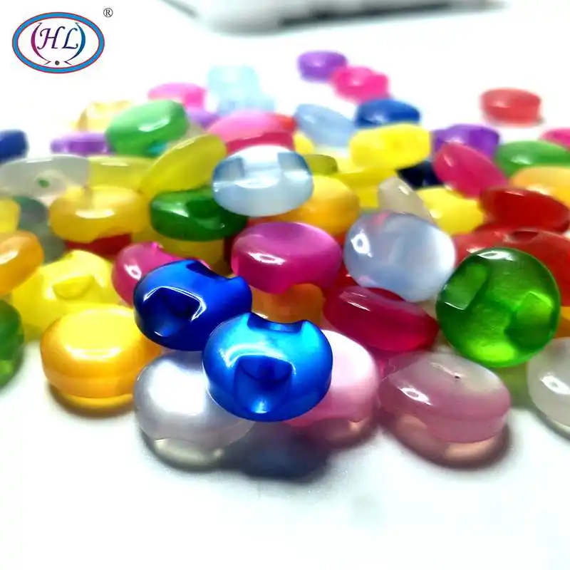 HL 12MM 50/100pcs Lots Colors Cat Eye Resin Shirt Buttons Pearl  Garment Sewing Accessories DIY Crafts 2