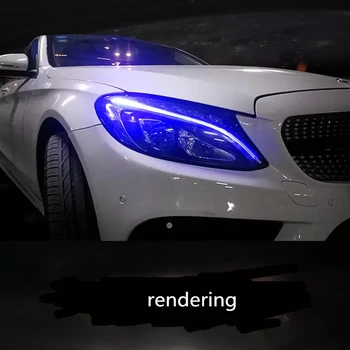

For Applicable to mercedes-benz new c-class C200L C180L W205 daily light with a blue headlamp decoding replacement