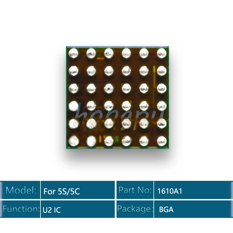 100 шт./лот 36pins U2 USB зарядка IC для iphone 5S "no charging" микросхема решения 1610A1