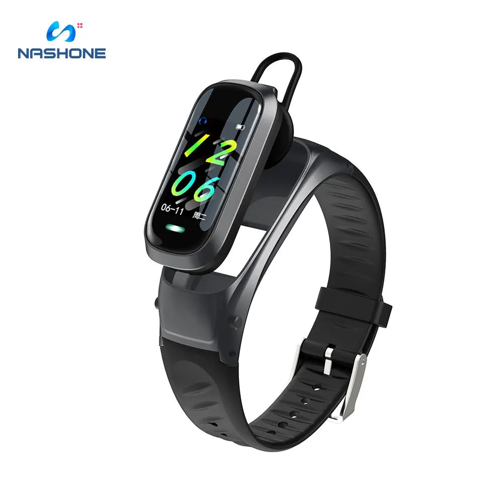 

B9 Smart Bracelet Bluetooth earphone Answer Call Voice Control Smart Band Heart Rate Fitness Tracker Sport Watch IP67 Waterproof