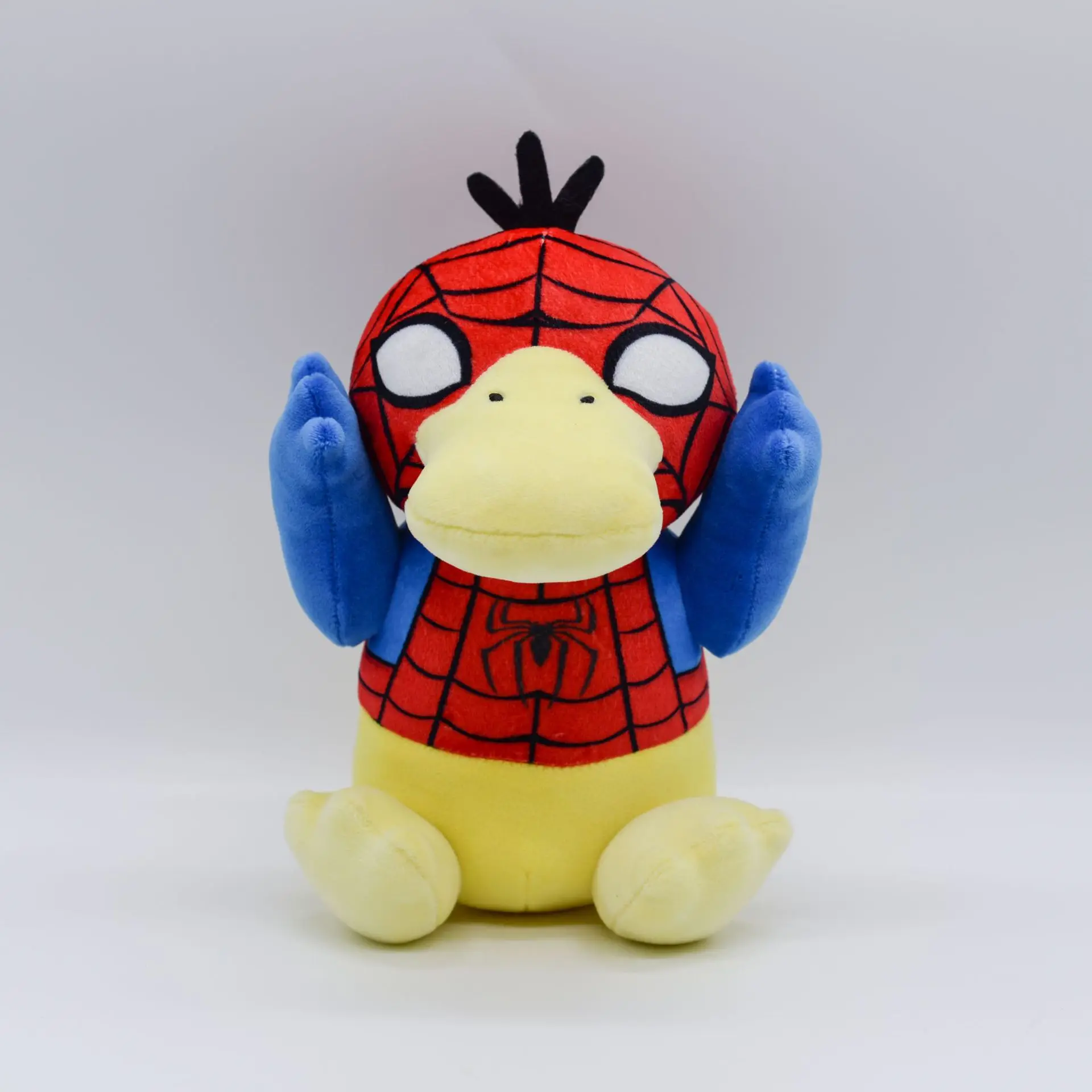 TAKARA TOMY Psyduck карманная утка Косплей Бэтмен Человек-паук Мягкая Плюшевая Кукла мультфильм аниме игрушка 20 см детский подарок на день рождения