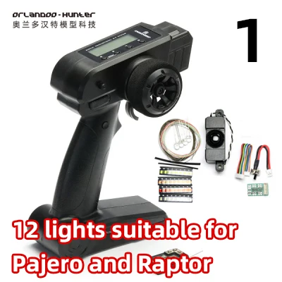 Orlandoo Hunter RC Car Model D4L 2.4G 4 In 1 Remote Control Light Group Sound Group Integrated 2 Kinds Of Sounds