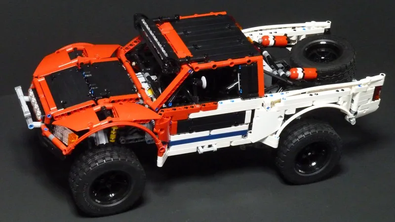 BuildMOC 2314 шт. Technic MOC серия SUV автомобиль пикап кирпичи для тележки 3662 Модели Строительные наборы Блоки Игрушки для мальчиков подарок