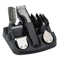Black One Многофункциональный перезаряжаемый электрический триммер для волос, набор для ухода за волосами, машинка для стрижки бороды и усов, бритва Su