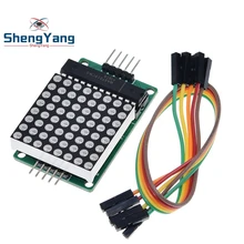 ShengYang – module d'affichage de matrice de points MAX7219, module de contrôle à puce unique, kit de bricolage pour arduino