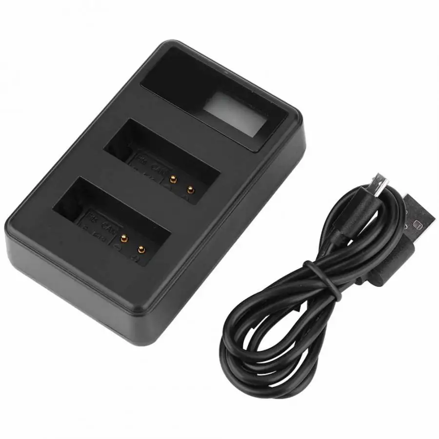 LP-E12 зарядное устройство для камеры с жк-дисплеем с двойным слотом для зарядки черного цвета