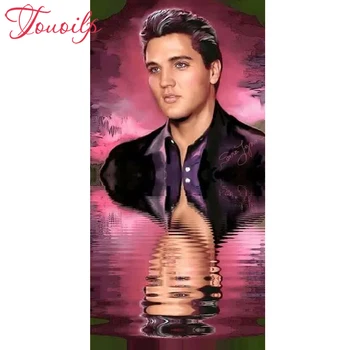 

TOUOILP Diamond embroidery fantasy constellation mosaic picture diamond painting Elvis reflection full square&round rhinestone