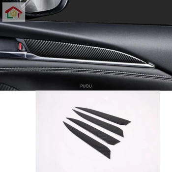 

4pcs ABS Door Armrest Panel Inner Window Rises Switch Button Cover Trim Car Interior For Mazda 6 Atenza 2019 2020 Accessories