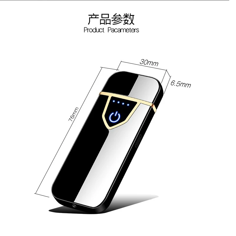 10 шт./лот usb зарядка сенсорный зондирующий переключатель электрическая зажигалка