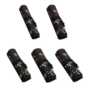 

12/24/36/48/72 Holes Cute Canvas Roll Pen Curtain Pencil Bag Case Makeup Pouch DXAB