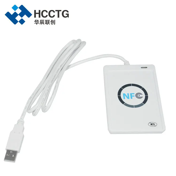 

ACR122U RFID access card reader duplicator 13.56MHZ NFC support ISO / IEC18092 smart chip card crack writer
