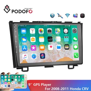 

Podofo 1G+16G 2din Android Car Radio GPS Navigation For Honda CRV 2008-2011 Car Multimedia Video Player GPS Navigation Autoradio