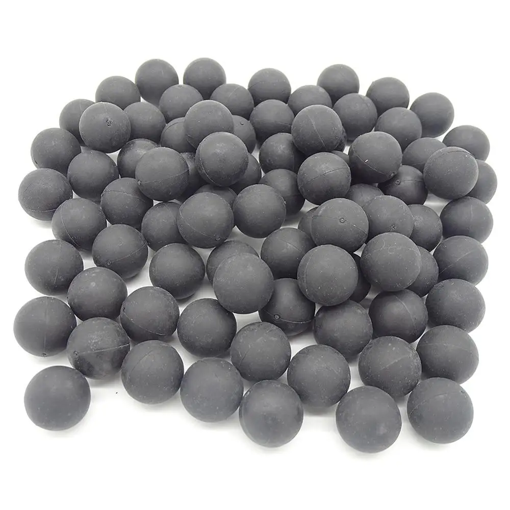 0.68 Caliber Paintballs Reusable Riot Paint balls 100 New Rubber Re